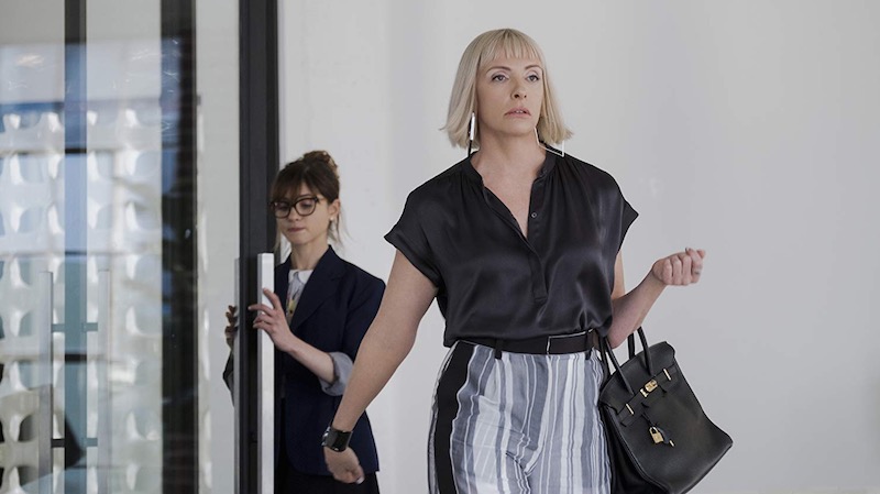 Toni Collette and Natalia Dyer in Velvet Buzzsaw (2019)