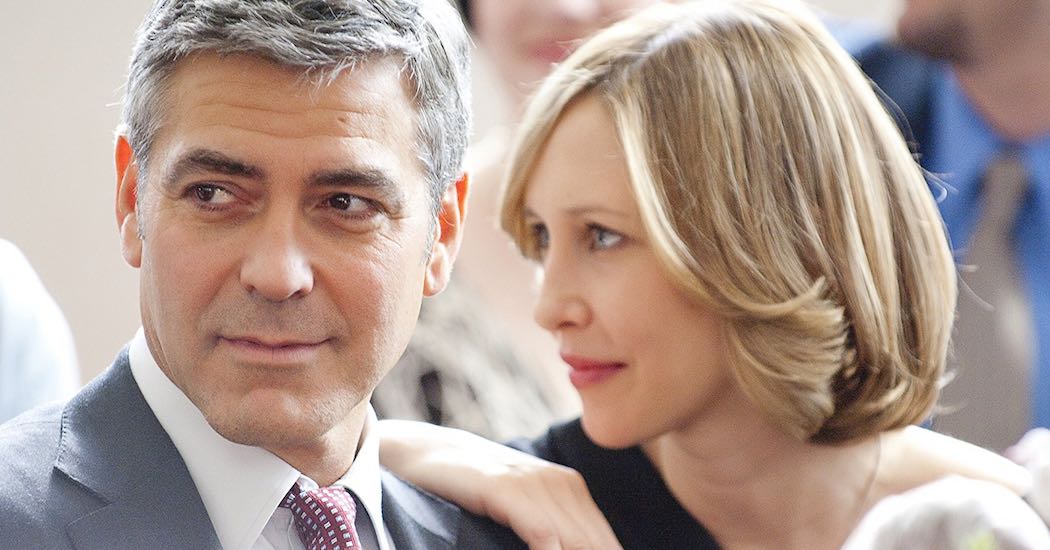 George Clooney and Vera Farmiga in Up in the Air (2009)