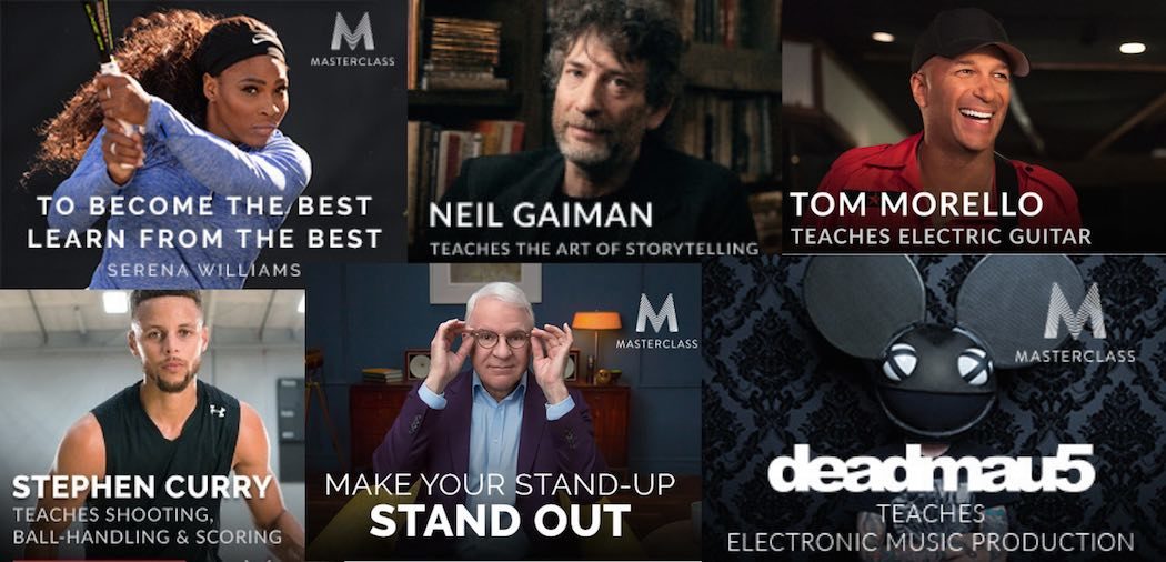 MasterClass All-Access Pass Courses