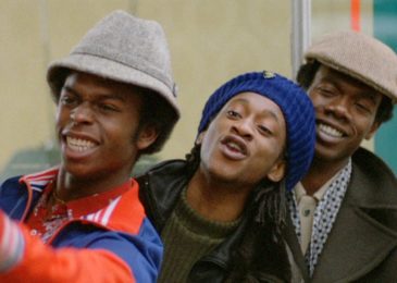 Victor Romero Evans as Lover, Brinsley Forde as Blue, and David N. Haynes as Errol in Franco Rosso’s ​Babylon.