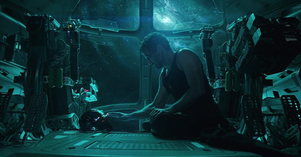 Robert Downey Jr. as Tony Stark in Avengers Endgame (2019)
