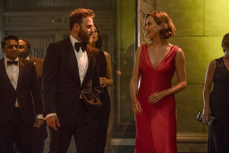 Charlize Theron and Seth Rogen in Long Shot (2019)