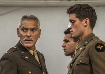 George Clooney, Christopher Abbott, and Pico Alexander in Hulu Catch-22 (2019)