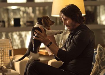 Keanu Reeves and Daisy in John Wick