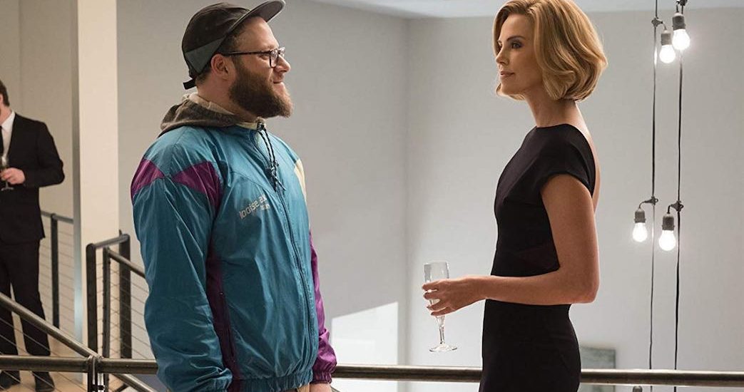 Seth Rogen and Charlize Theron in Long Shot